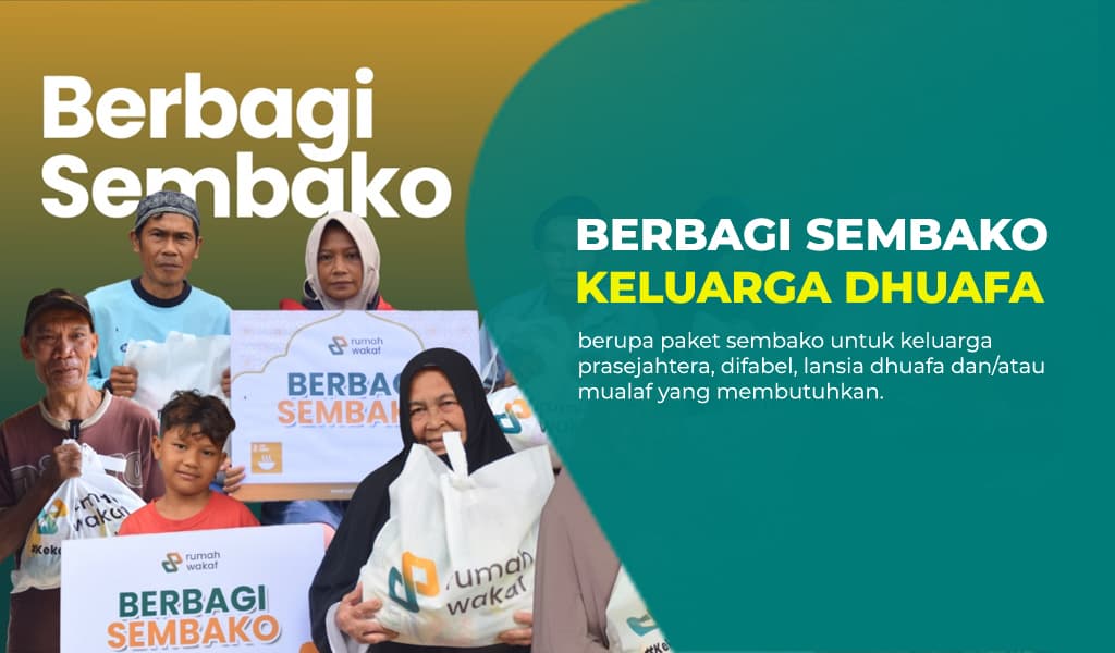 Berbagi Sembako Keluarga Dhuafa