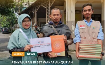 WAKAF AL QURAN UNTUK JAMAAH MASJID AT TA’AWUN DESA CIMANGGUNG, KABUPATEN SUMEDANG