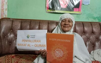 RUMAH WAKAF SALURAKAN 10 SET WAKAF AL QURAN DI DESA MARGAMUKTI, KECAMATAN PANGALENGAN 