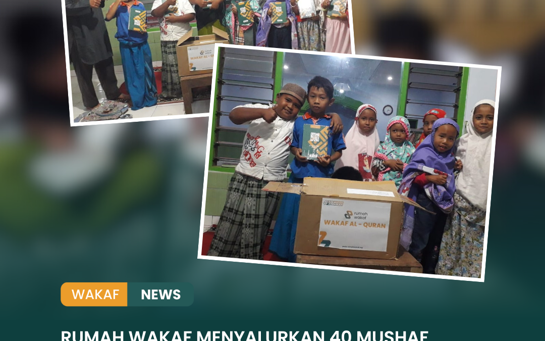 WAKAF AL QURAN LENGKAPI SARANA PENDUKUNG MASJID AL HIKMAH, RANDUSARI