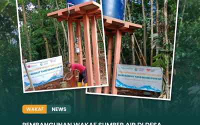 ALHAMDULILLAH PEMBANGUNAN WAKAF SUMBER AIR DI DESA KALIMANGGIS, KECAMATAN MANONJAYA, KABUPATEN TASIKMALAYA SELESAI 100%