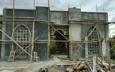 PROGRES PEMBANGUNAN MASJID AL AZHAR BUKIT THURSINA, SIDOAN SUDAH MENCAPAI 85%