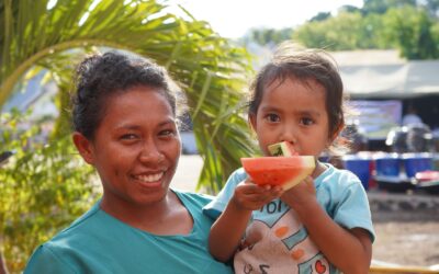 Rumah Wakaf Hadirkan Pos Segar: Buah & Minuman Dingin untuk Warga Terdampak Erupsi Lewotobi