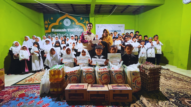 RUMAH WAKAF HADIRKAN KEBAHAGIAAN BERSAMA ANAK YATIM DI RUMAH TAHFIDZ YATIM DHUAFA BAITURRAHIM, KAB. BANDUNG