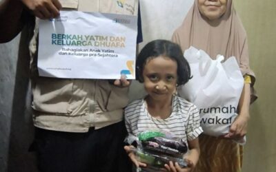 Rumah Wakaf Salurkan 122 Paket Sembako untuk Keluarga Dhuafa dan Anak Yatim di Jawa Barat